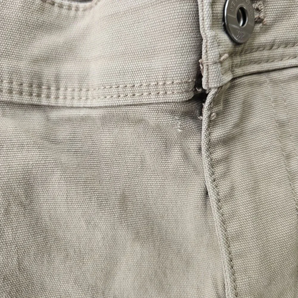 WP Weatherproof Men's 36x32 Active Stretch Utility Pants Dark Khaki Gray